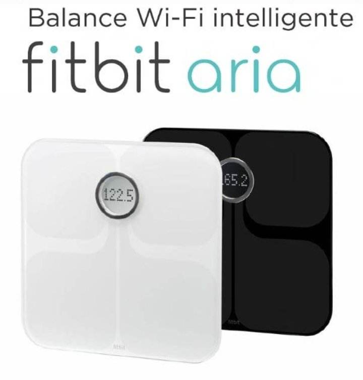 Wi-Fi Fitbit Aria 2 : Smart balance pour suivre votre poids, votre graisse corporelle et plus encore…